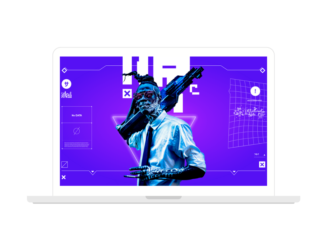 Fond d'écran cyberpunk
