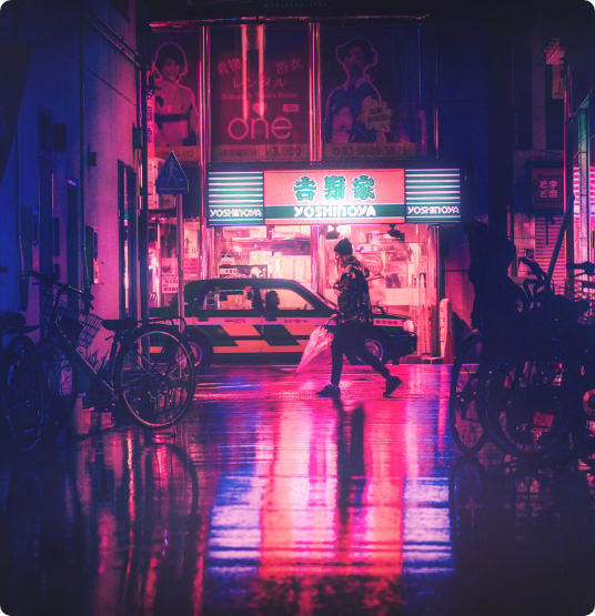 Présentation retouches photos cyberpunk